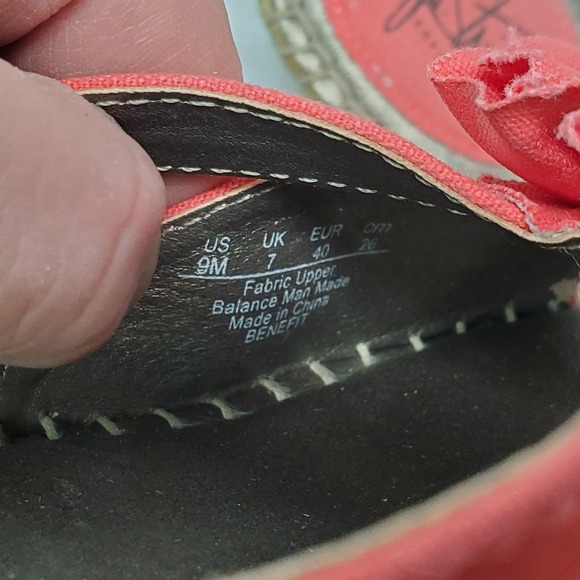 LIFE STRIDE COMFORT SANDALS SLIDE WEDGE SIZE 9 RIPPO WOMEN RED NWD FAST SHIPPING - Picture 10 of 12